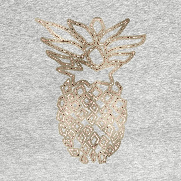 Golden pineapple by peggieprints